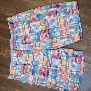 Madras Plaid LL Bean Women's Bermuda Shorts